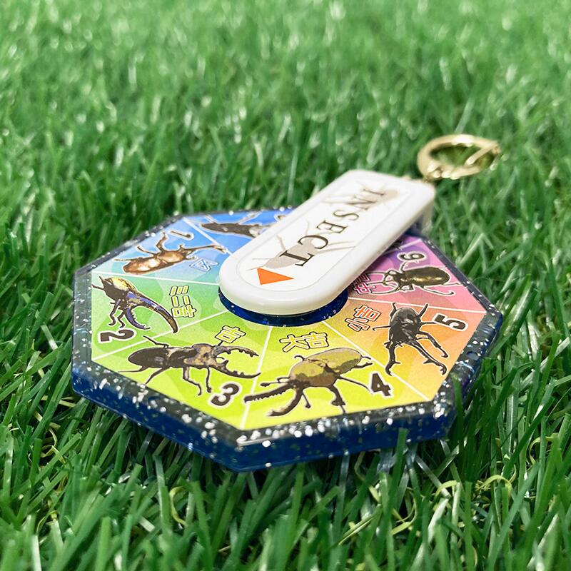 楽天市場】ルーレット キーホルダー（恐竜 / 昆虫 お花と虫さん