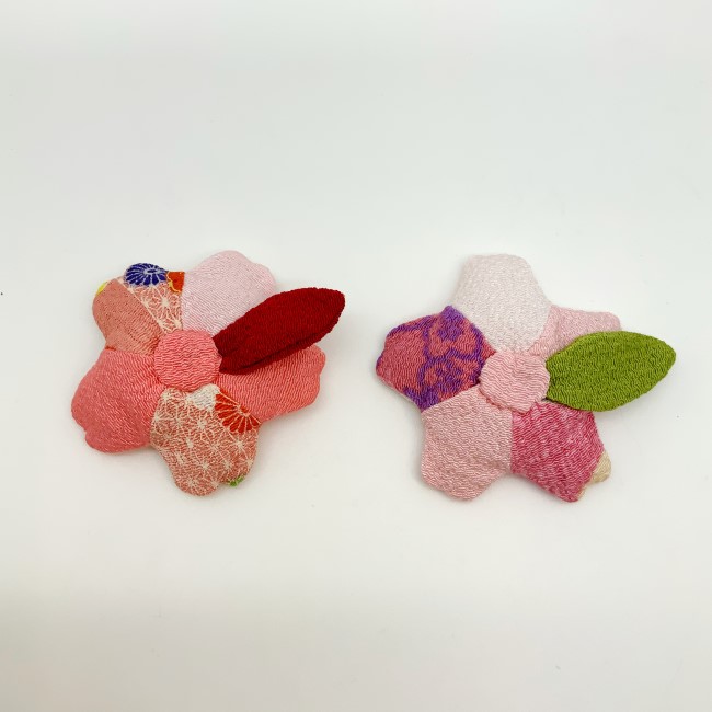 楽天市場】ちりめん細工 キット ちりめん パーツ 花 [季節のお花 桜