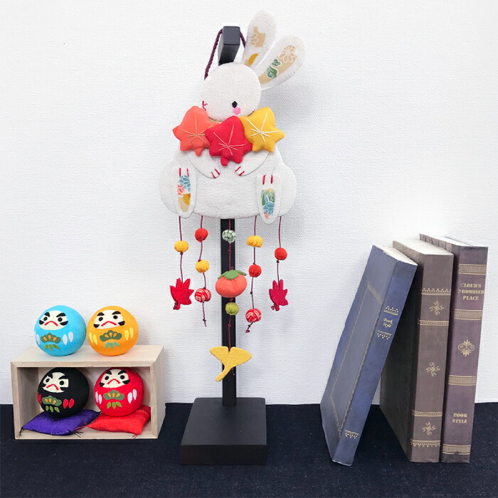 楽天市場】つるし飾り 置物 おしゃれ [花うさぎ 壁飾り 変わり下げ飾り