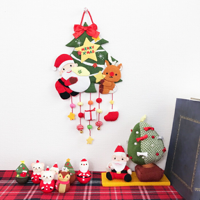 楽天市場】クリスマス つるし飾り 置物 おしゃれ [クリスマスツリー 壁
