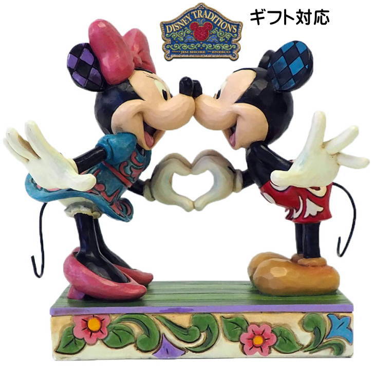 楽天市場】ミッキー＆ミニー ウィズ ハートマーク フィギュア