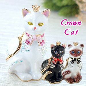 楽天市場】ジュエリーボックス 【 クラウンキャット 】 アクセサリー