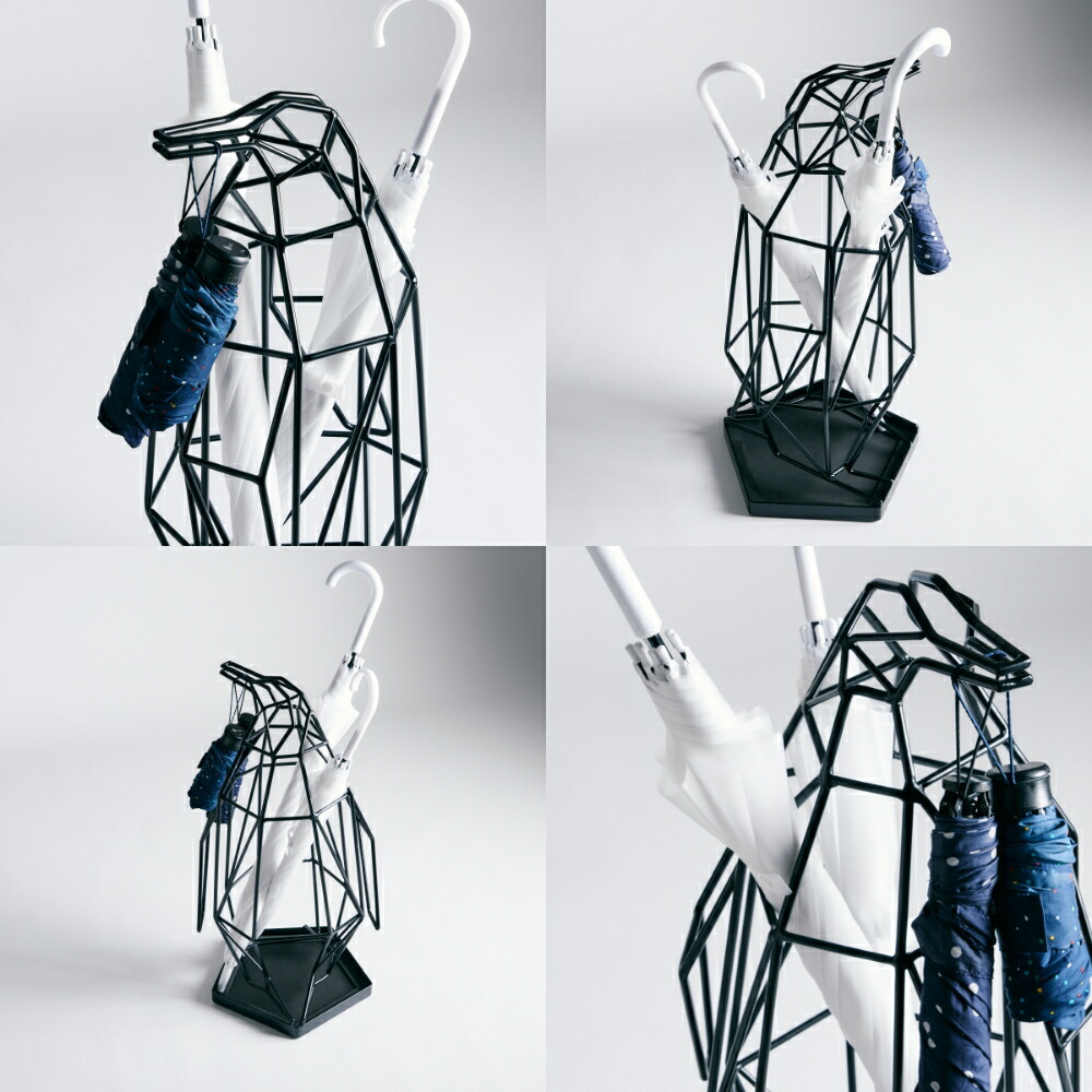 楽天市場】act work's シャドーワイヤー ペンギン 傘立て アクト