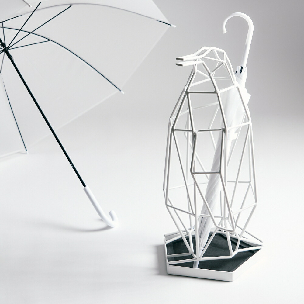 楽天市場】act work's シャドーワイヤー ペンギン 傘立て アクト