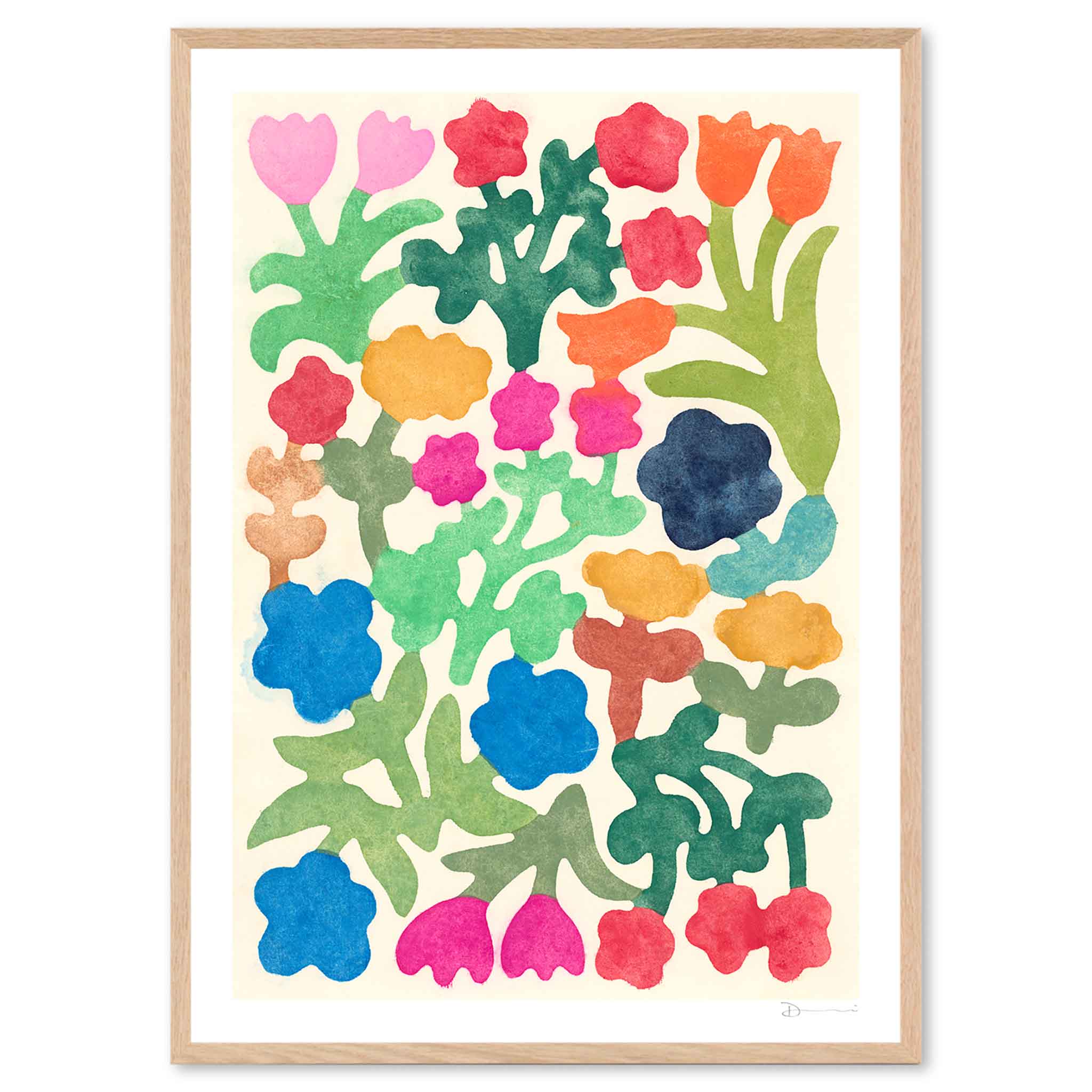 楽天市場】The Poster Club アートポスター 50×70cm Garden in