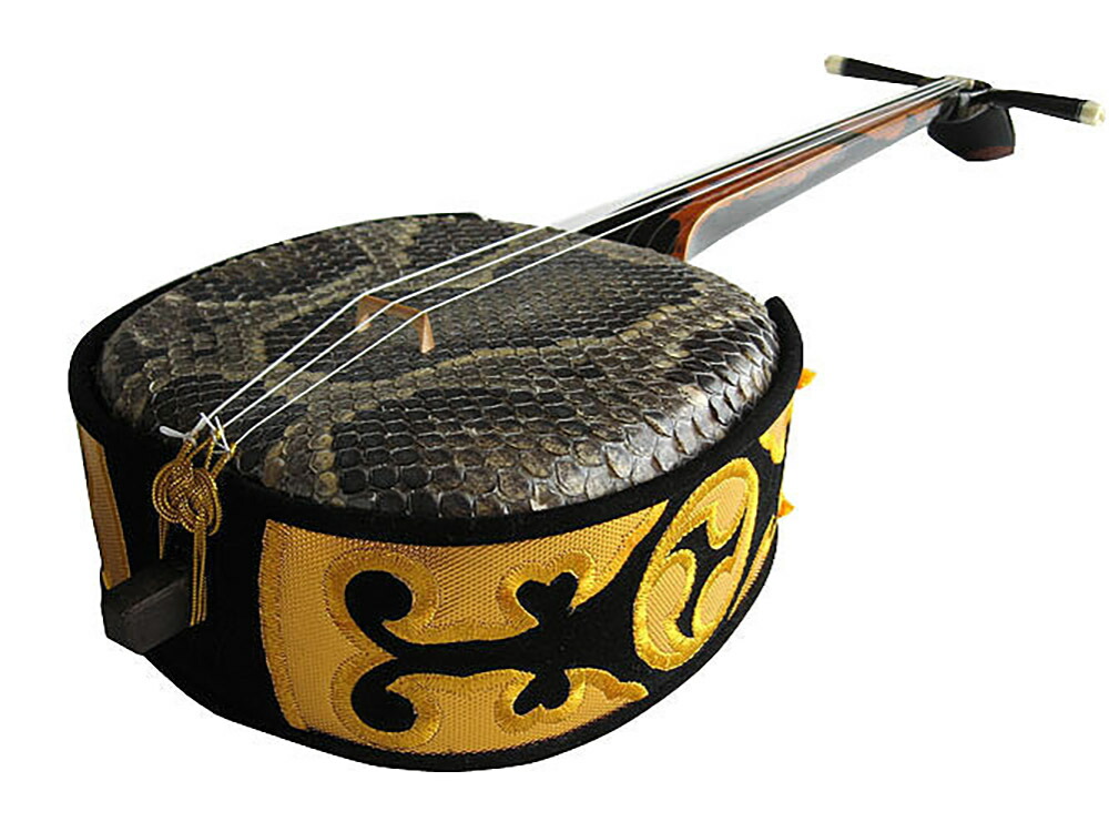 楽天市場】【匠三線】 本皮 黒檀棹スンチー（高級材）本張り : 三線