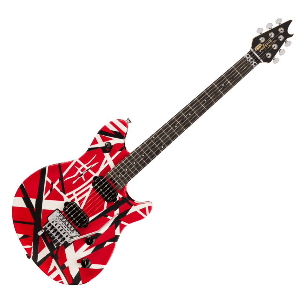 楽天市場】EVH Wolfgang Special Striped Series Red Black and White