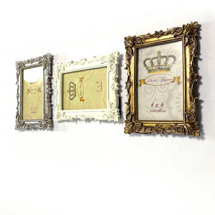 楽天市場】【メール便送料無料】 アンティーク フォトフレーム はがき