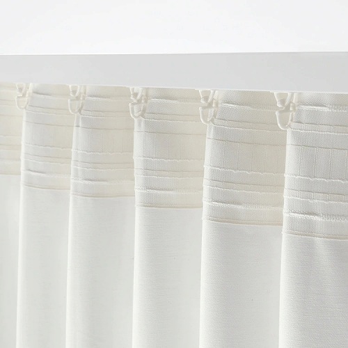 楽天市場】IKEA イケア 遮光カーテン（わずかに透光） 1組 ホワイト 白