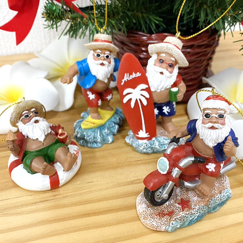 楽天市場】アロハ サンタ クリスマス オーナメント 飾り インテリア
