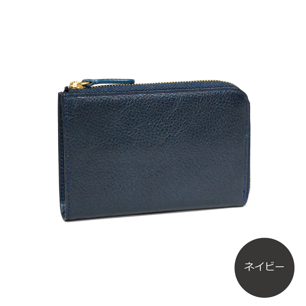 楽天市場】ミニ財布 本革 ポケットサイズ 財布 L字ファスナー メンズ