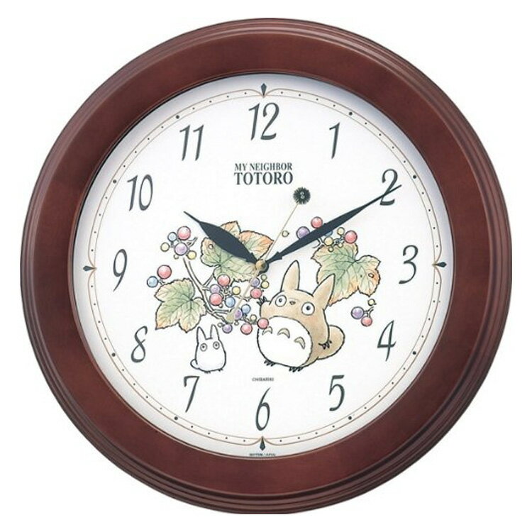 楽天市場】壁掛けフック特典有☆となりのトトロ 掛け時計 トトロM690A