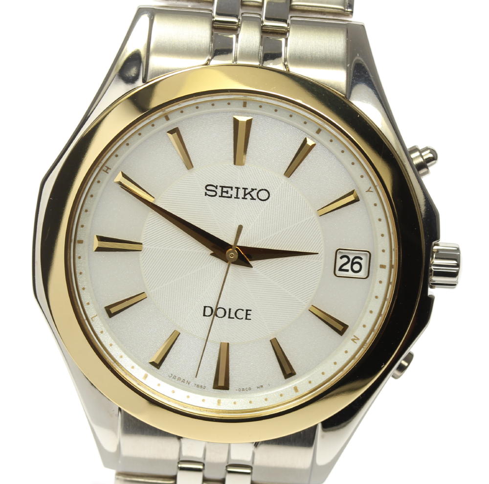 楽天市場】☆極美品【SEIKO】セイコー ドルチェ デイト SADZ078/7B52