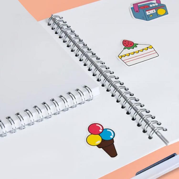 楽天市場】送料無料 シール帳 ノートタイプ A5サイズ 2冊セット 剥離紙