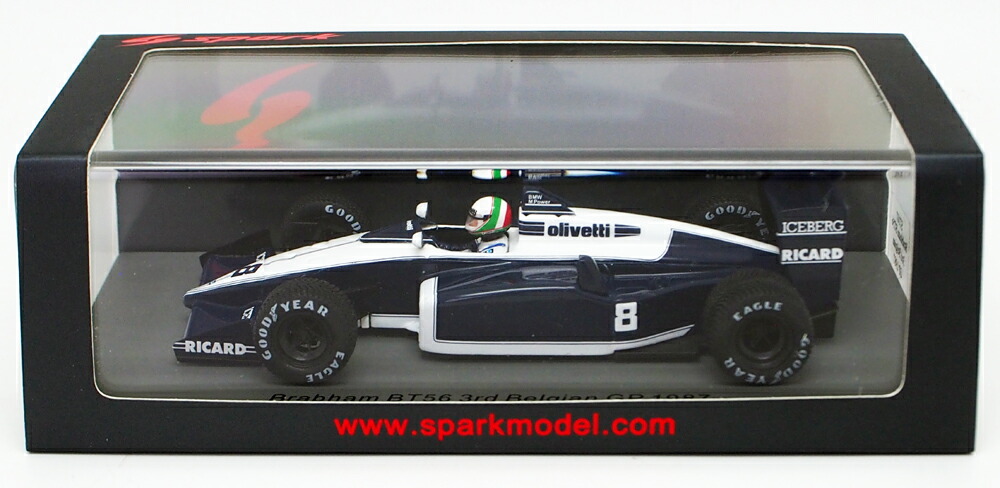 楽天市場】スパーク 1/43 ブラバム BT56 1987年 ベルギーGP 3位