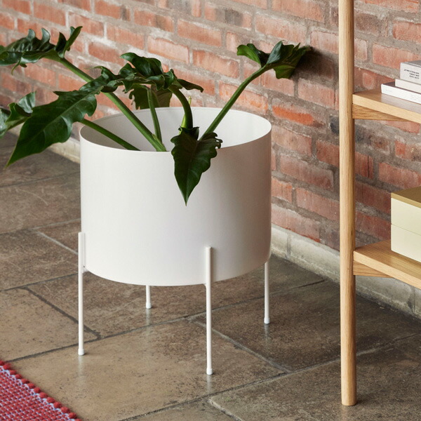 楽天市場】Hubsch(ヒュプシュ) エアリープランターラージ Φ42 ホワイト