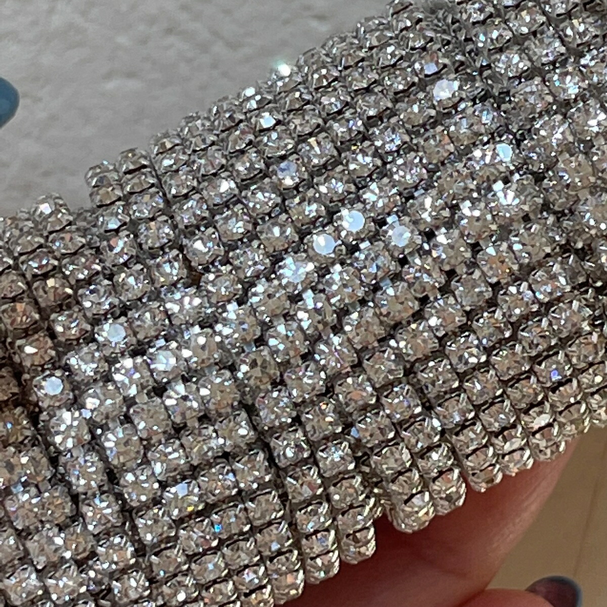 楽天市場】ネイルパーツ【20センチ】ネイルチェーン SS6 連爪チェーン