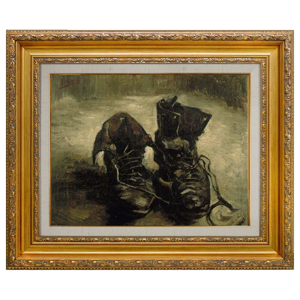楽天市場】ゴッホ 「靴」 世界の名画 複製画 ゴッホと静物画 ゴッホ展