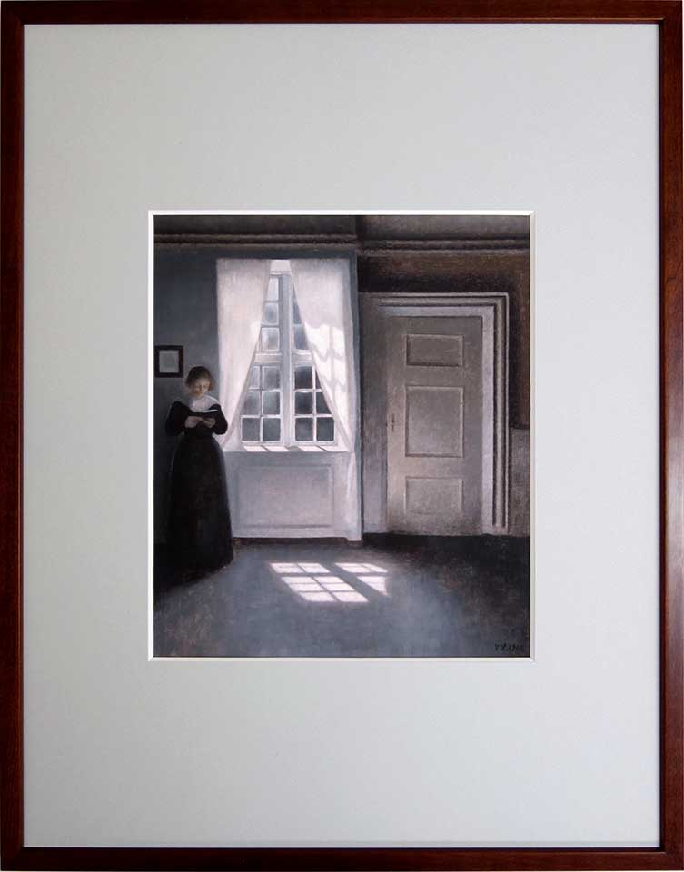 楽天市場】ヴィルヘルム ・ハマスホイ「室内、ストランドゲード通り30