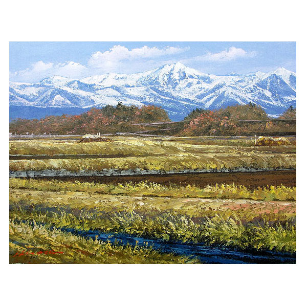 楽天市場】油彩画 F6号 広瀬和之 「八ヶ岳」 真筆 額入り 額装絵画