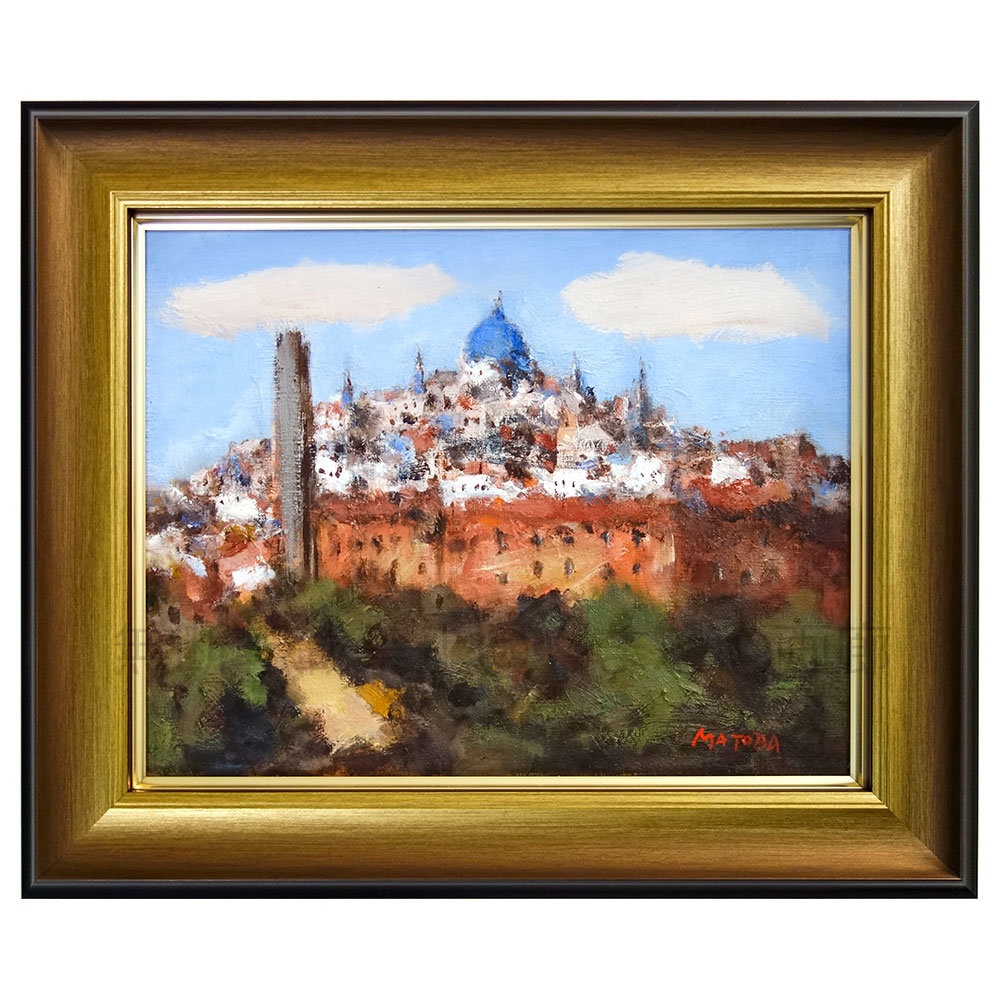 真作 黒川彰夫 イスタンブール 8号 油絵 【公式通販】