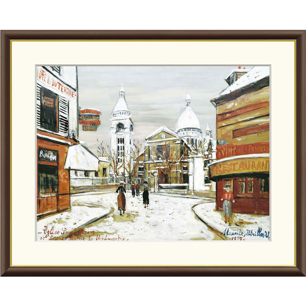 楽天市場】モーリス・ユトリロ 「モンマルトルのサン=ピエール教会と