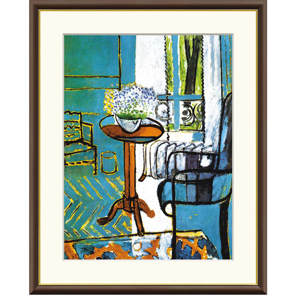 楽天市場】アンリ・マティス 「窓：忘れな草の室内」 F8号（額外寸