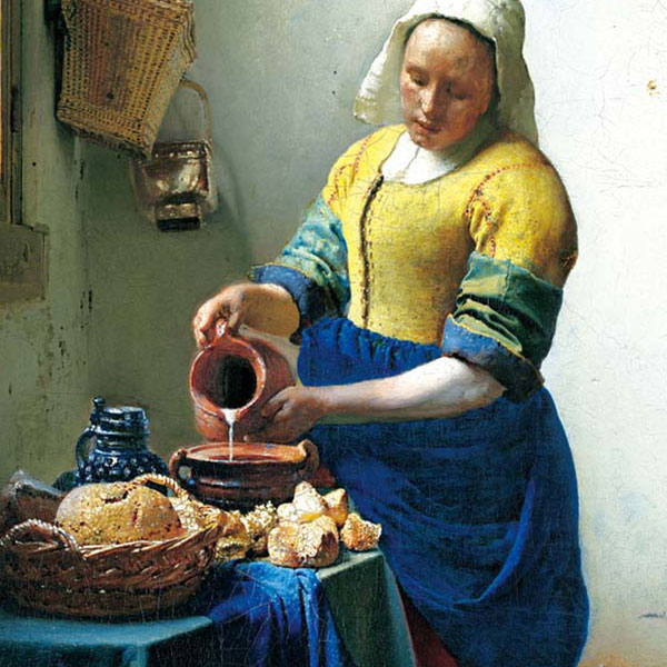 楽天市場】フェルメール 「牛乳を注ぐ女」 F8号（額外寸61x49.5cm） 高