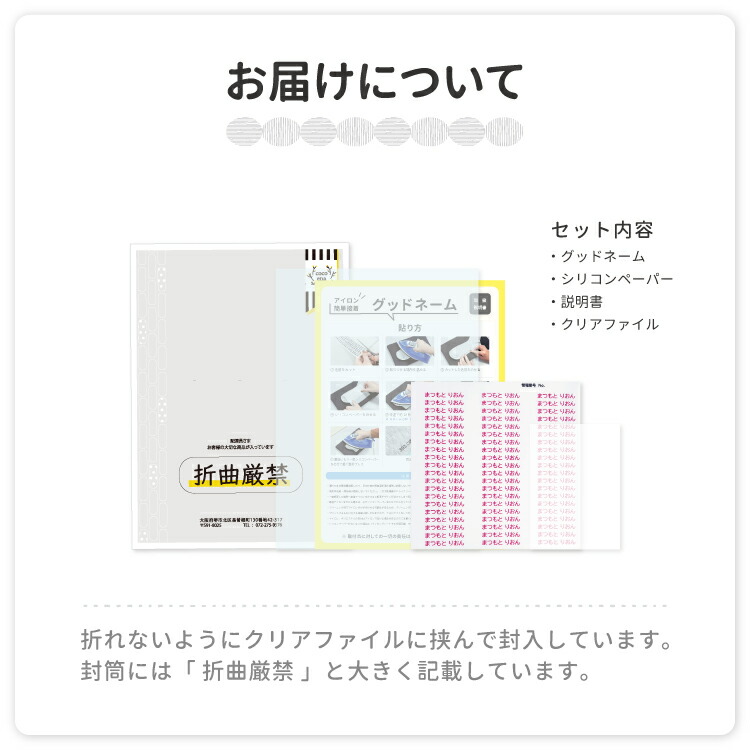 楽天市場】【アイロンでグッと！】グッドネーム お名前シール 布用