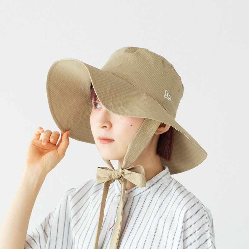 楽天市場】ニューエラ アドベンチャー ワイドブリム シアサッカー NEW