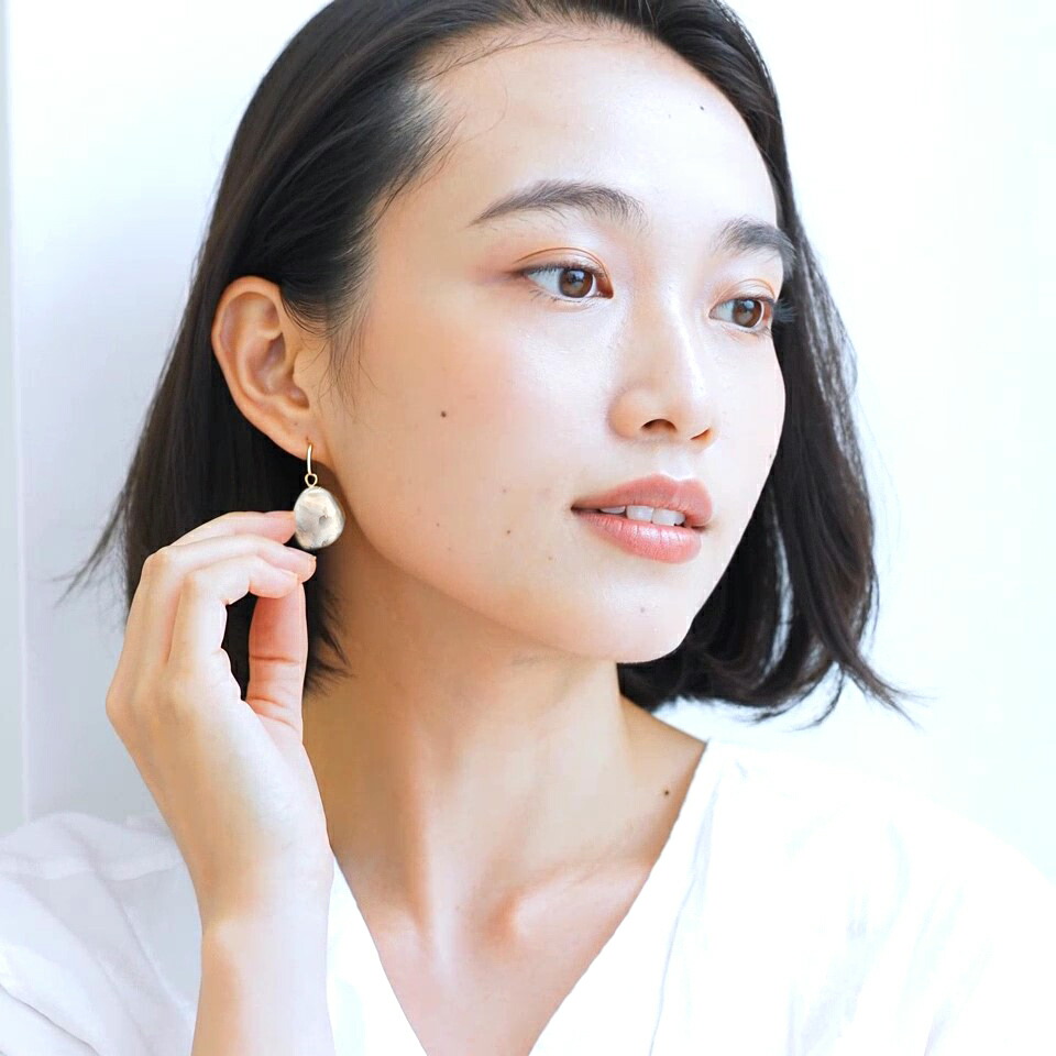 楽天市場】マザーオブパール ピアス イヤリング バロック ホワイト