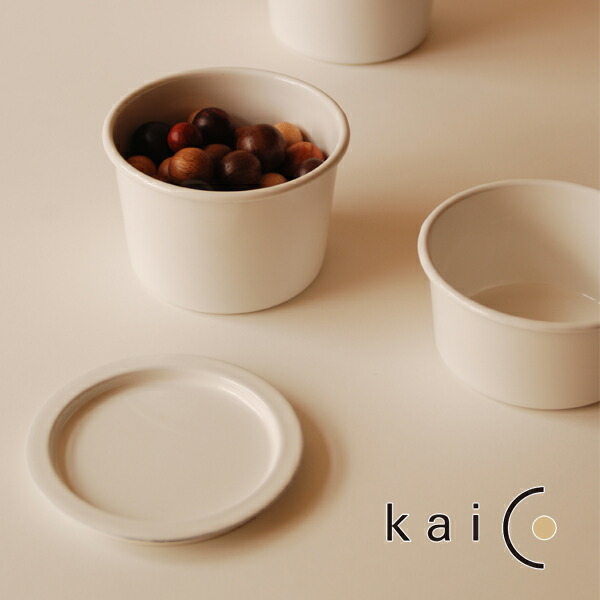 楽天市場】Kaico カイコ キャニスター maru M 約580ml 【 ホーロー