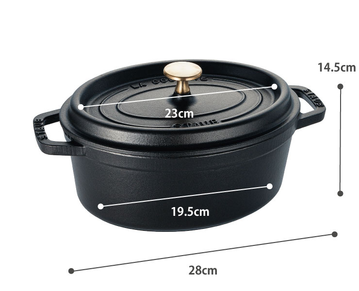 楽天市場】ストウブ ピコ ココット オーバル 23cm 2.35L IH対応 staub