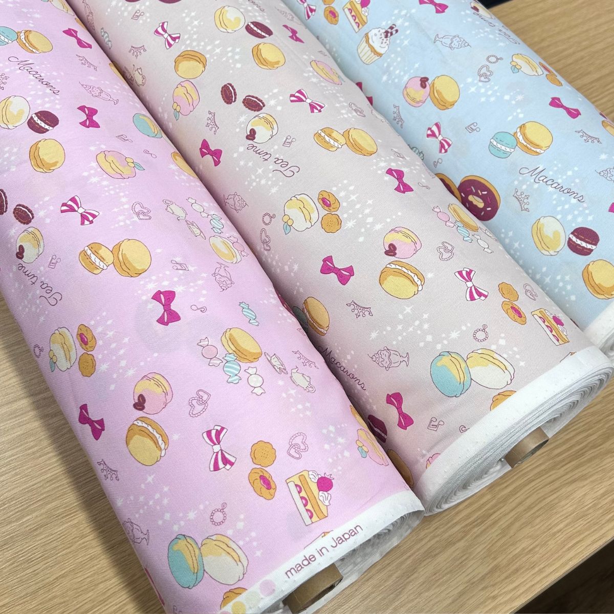 楽天市場】マカロン 生地 子供 入園準備 かわいい 綿 オックス 10cm