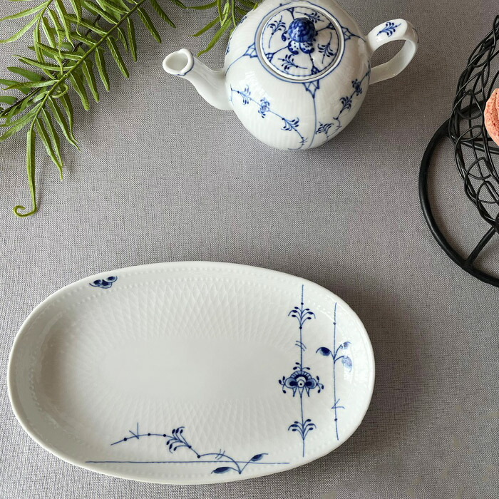 楽天市場】ロイヤルコペンハーゲン ブルーパルメッテ オーバル