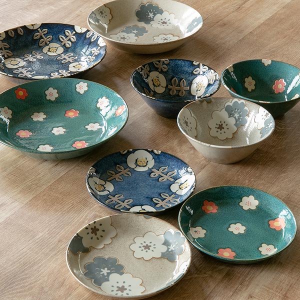 楽天市場】ボウル 14cm ノルディックフラワー 磁器 美濃焼 日本製 同色