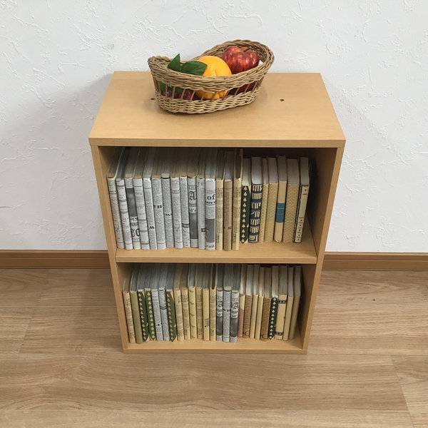 楽天市場】本棚 2段 組み合わせラック プレージ 高さ60cm 幅45cm