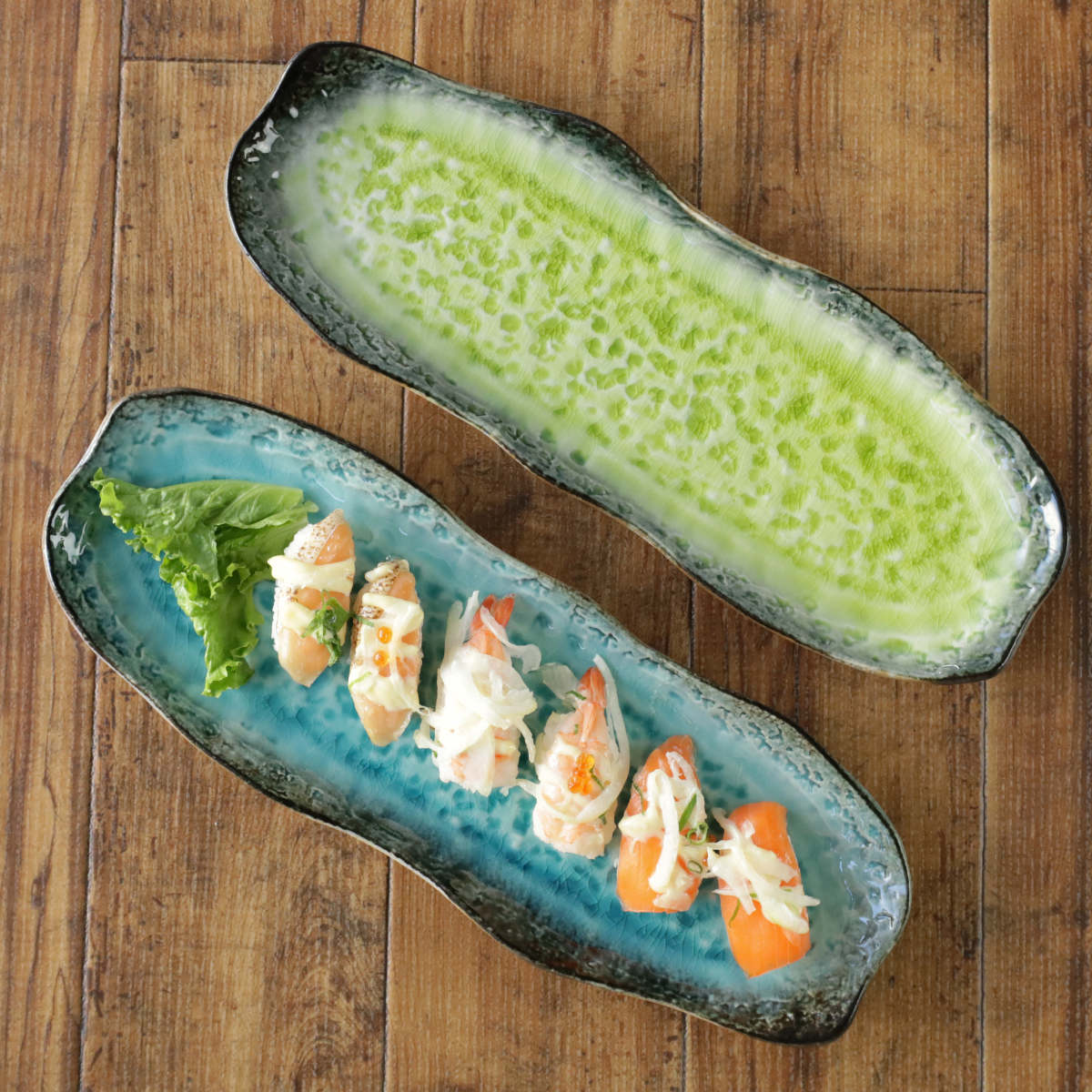 楽天市場】長角皿 35cm 長角プレート KANADE 陶器 （ 電子レンジ対応