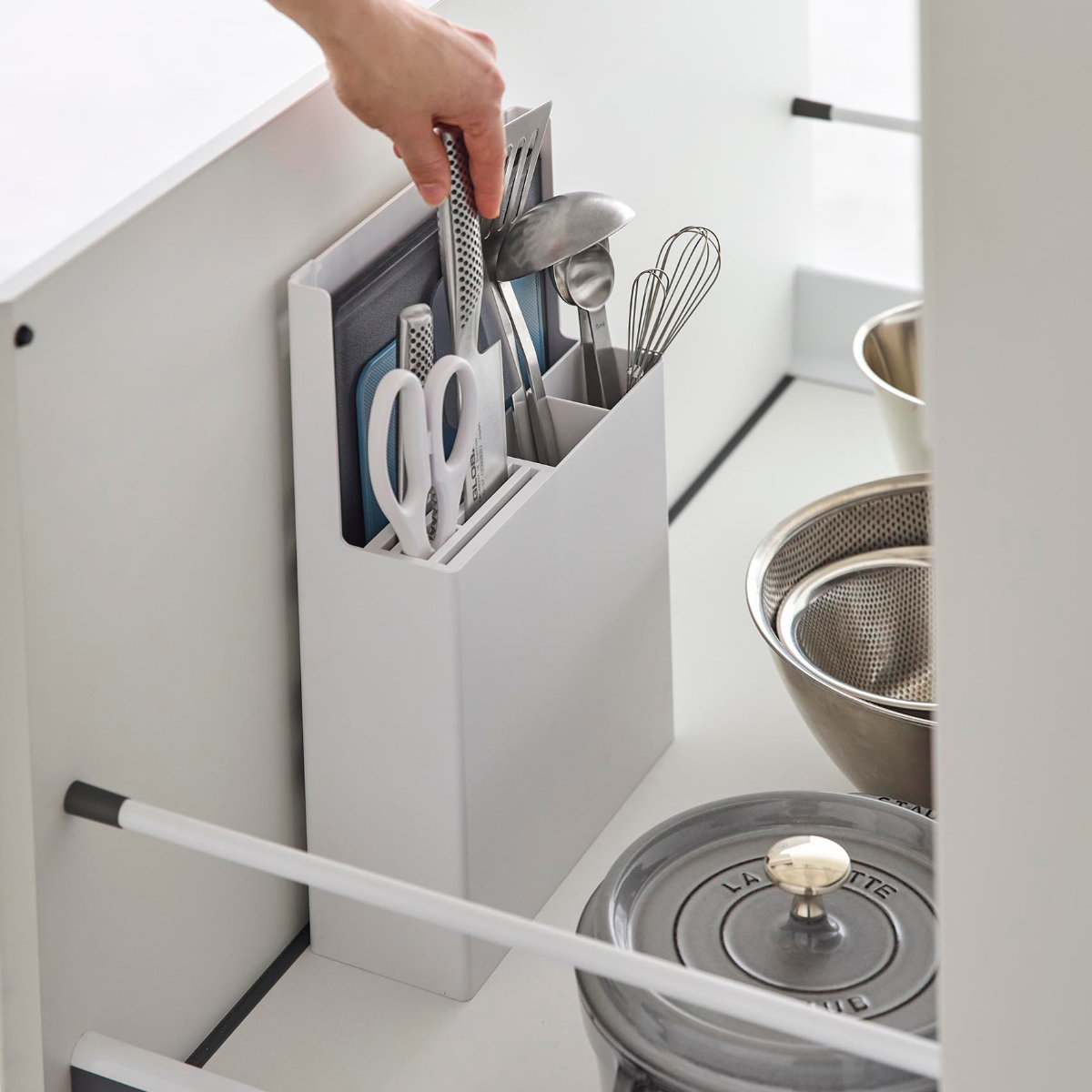 楽天市場】山崎実業 tower シンク扉オールインワンキッチンツール