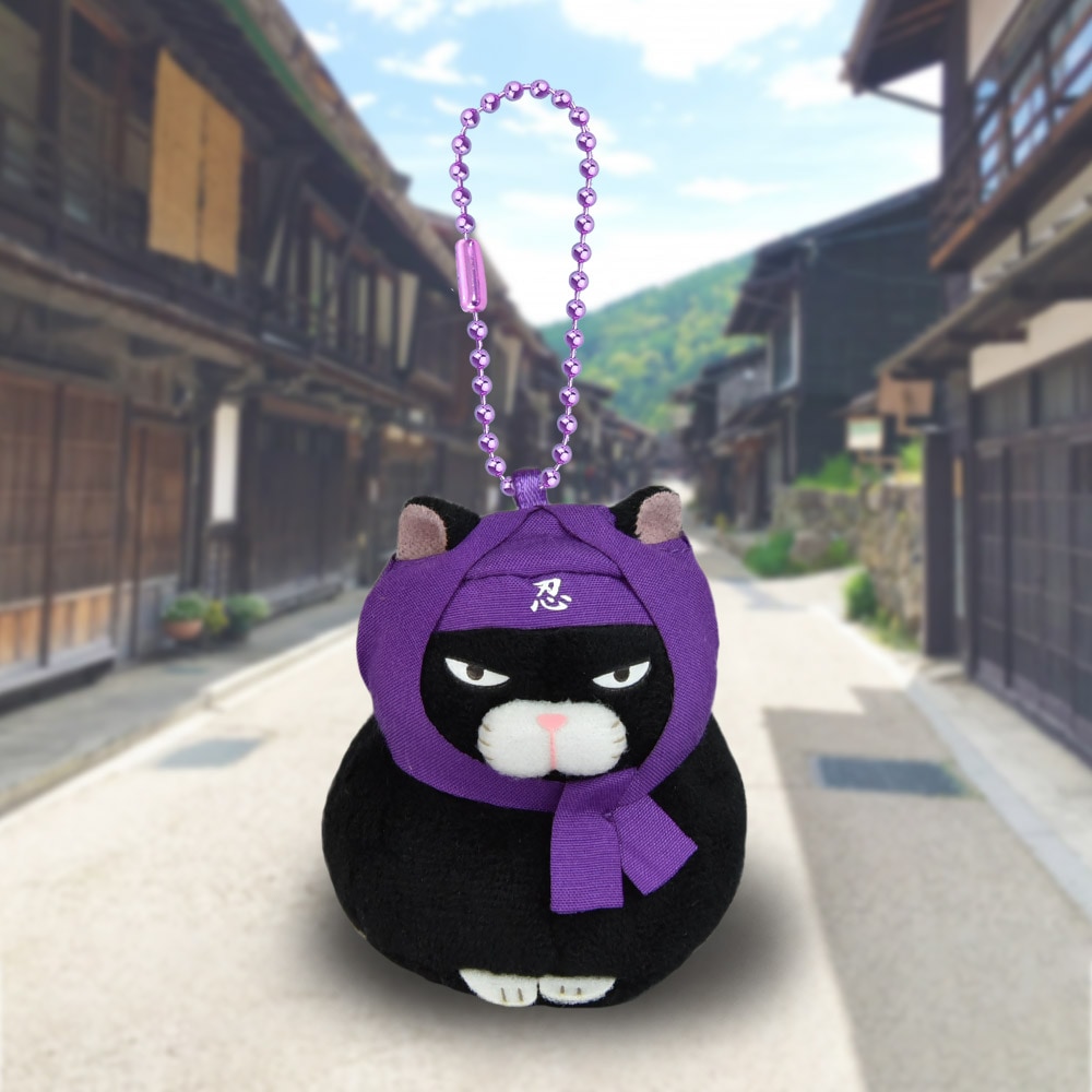 楽天市場】あみゅ ご当地ひげまんじゅうBC忍者黒豆 ボールチェーン