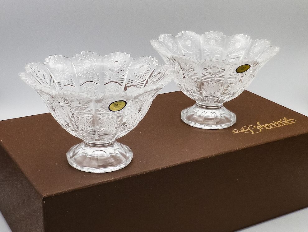 楽天市場】ボヘミアングラス 500PK デザートグラス ペア : コーミング