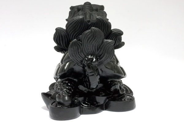 楽天市場】【彫刻置物】龍亀(ろんぐい) オブシディアン(黒曜石) (大