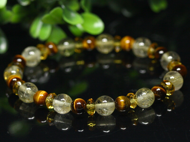 楽天市場】☆オリジナルデザイン☆【ブレスレット】ルチルクォーツx