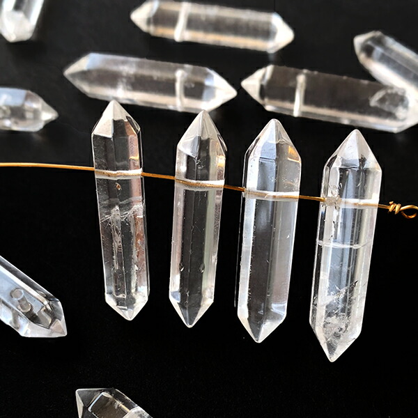 楽天市場】両剣水晶 ダブルポイントの通販