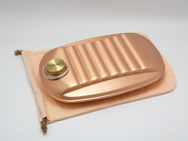 楽天市場】湯たんぽ 大 （袋付）銅 送料無料 新光堂 新光金属 ギフト