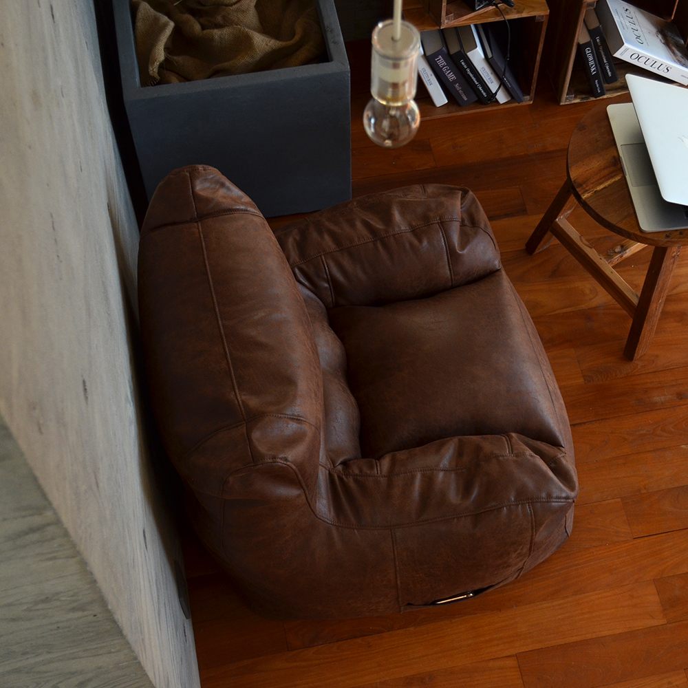 楽天市場】《在庫有り》 送料無料 レザービーズクッション《ボンボン