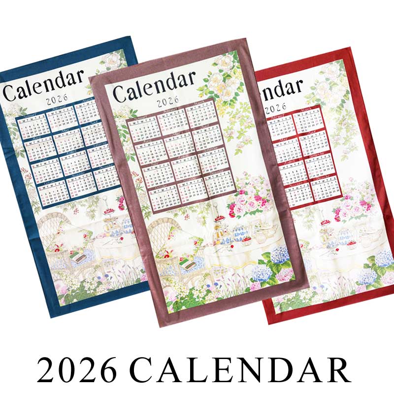楽天市場】2026年タペストリーカレンダー／花柄／布／インテリア