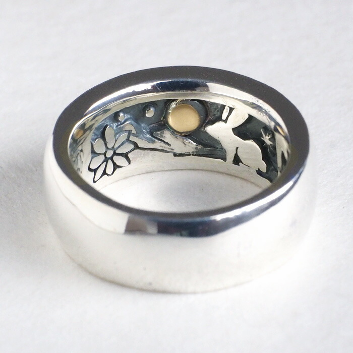 楽天市場】moge（モゲ） シルバーアクセサリー 同じ月を見てた—ウサギ