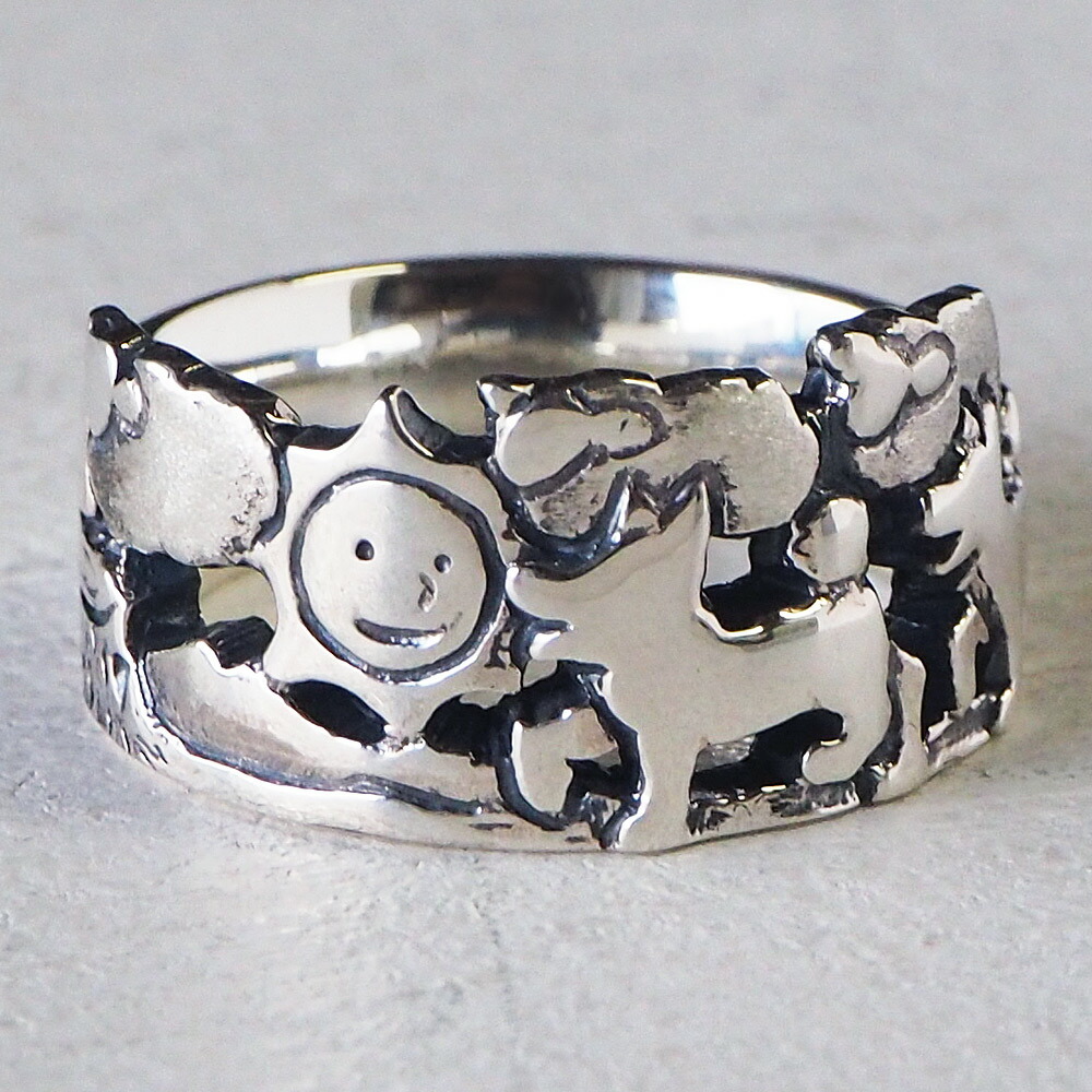 楽天市場】moge（モゲ） 手作りシルバーアクセサリー 羊雲とワンコ