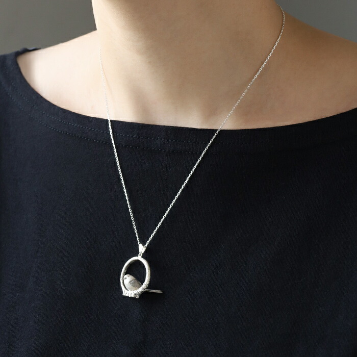 楽天市場】naturama(ナチュラマ) 枝にとまる シマエナガ ペンダント